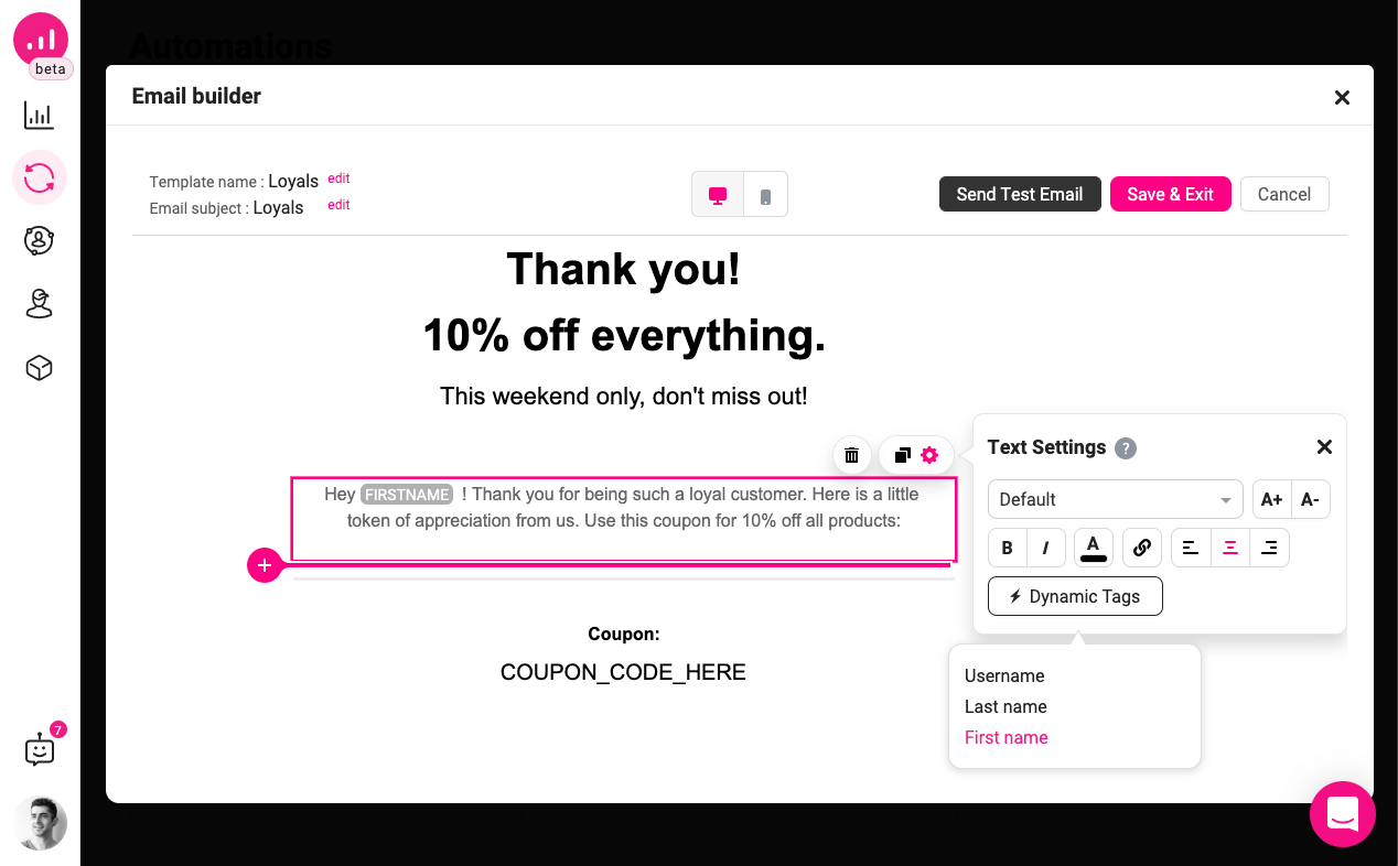 loyal WooCommerce user base - Extra perks - special discounts
