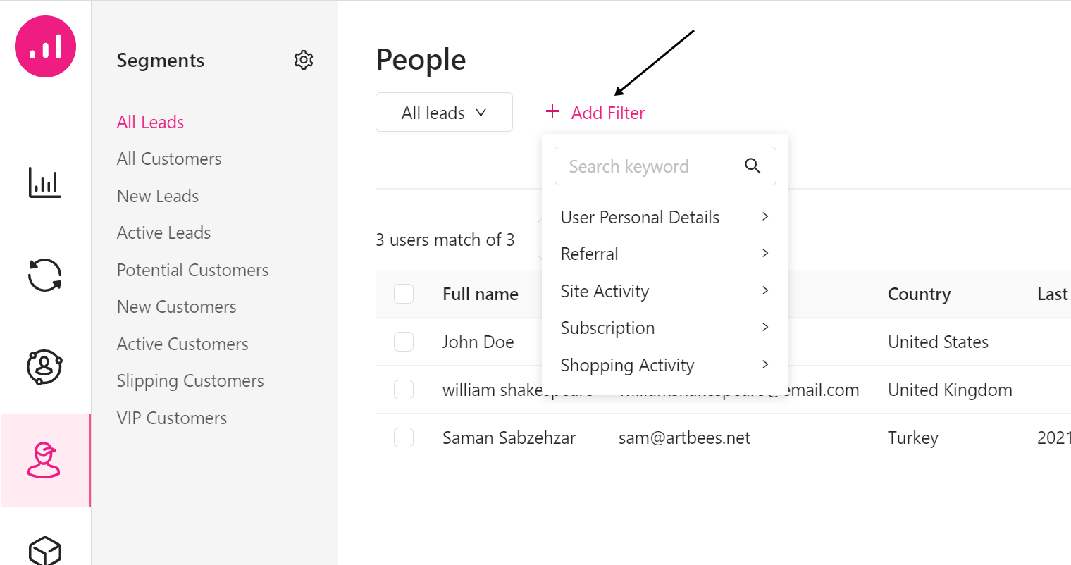 personalization at scale - Growmatik - people