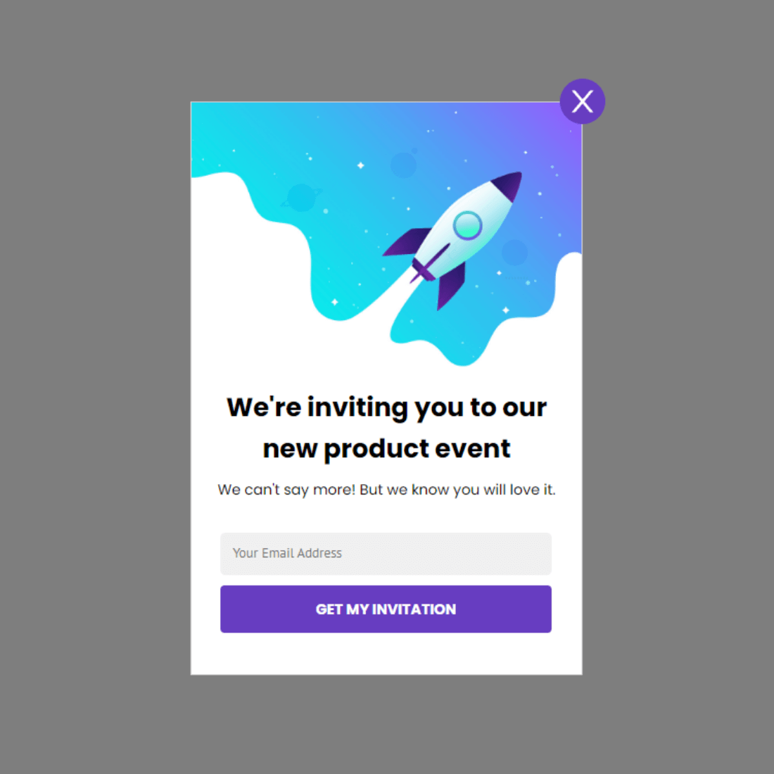 Invitation To New Product Event