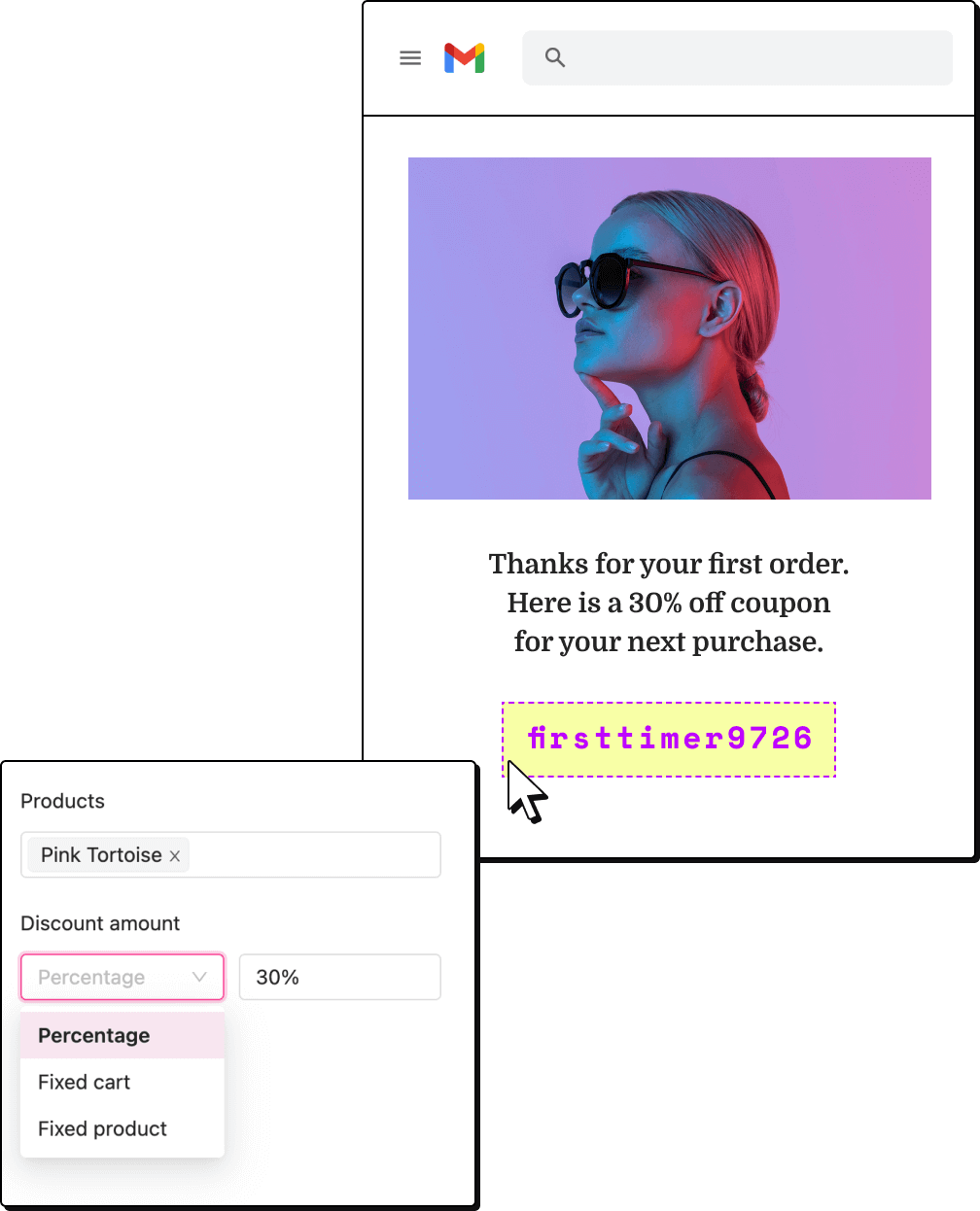 smart emails auto generated discount