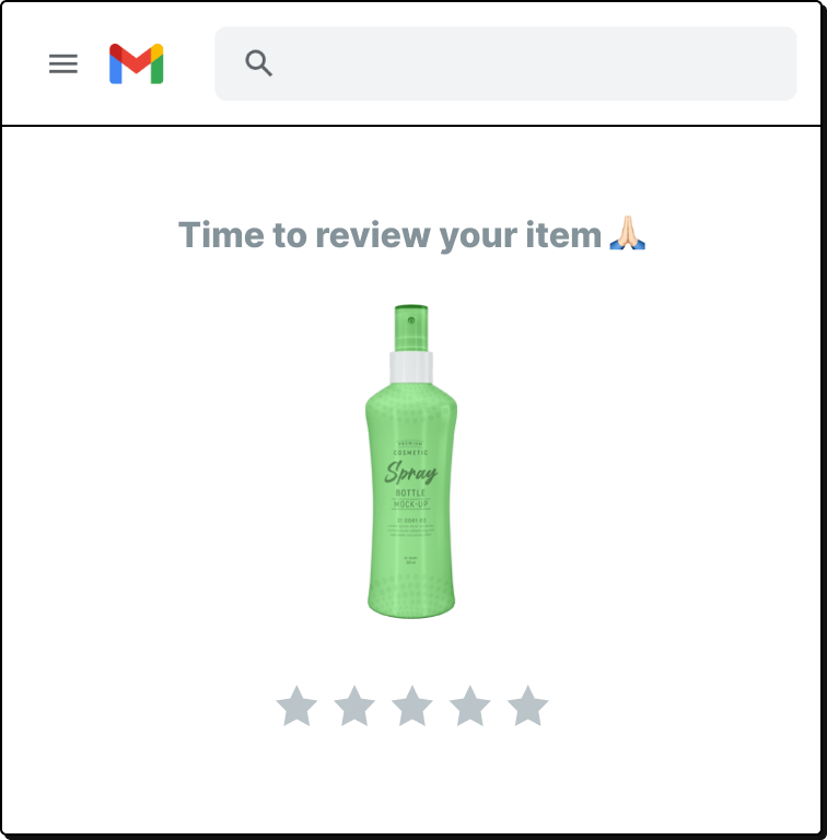 smart emails most recent order