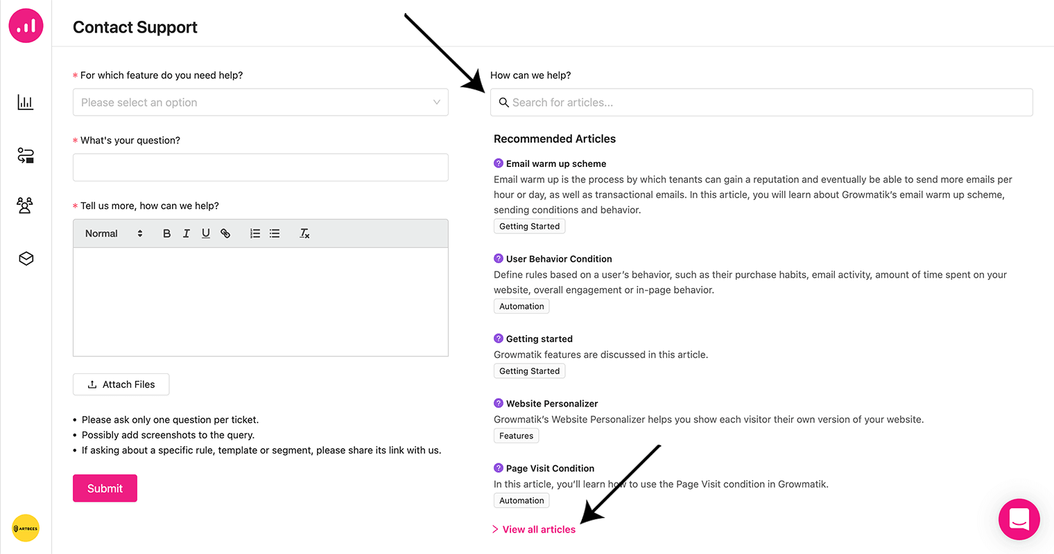 growmatik new support 1