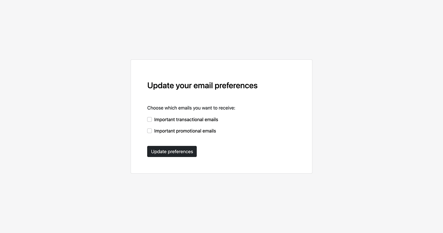 growmatik unsubscribe preferences