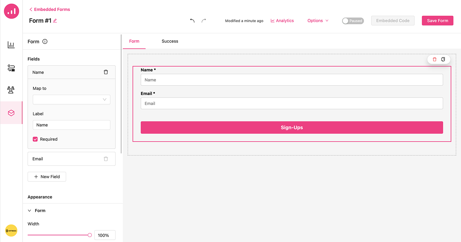 Growmatik Embedded Forms